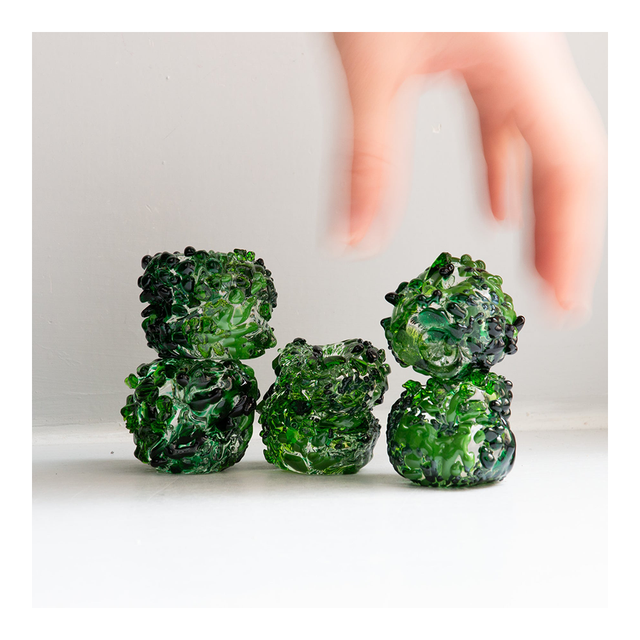 STUDIO ARHOJ Pebble Incense Holder - Emerald