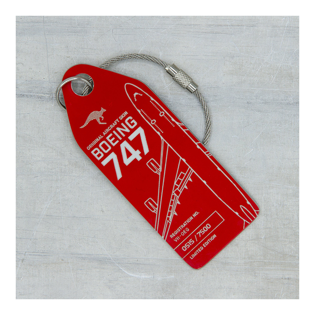 AVIATIONTAG Boeing 747 - VH-OEG - Red (Qantas) | the OBJECT ROOM