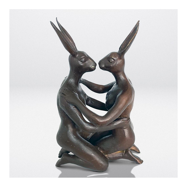 GILLIE AND MARC Bronze Sculpture - She Was In Love With Her Better Self (Pocket)