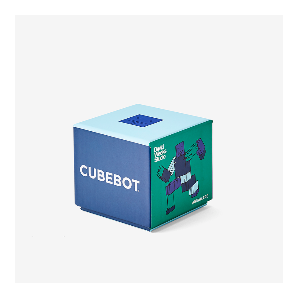 AREAWARE Cubebot Small - Blue Multi | the OBJECT ROOM