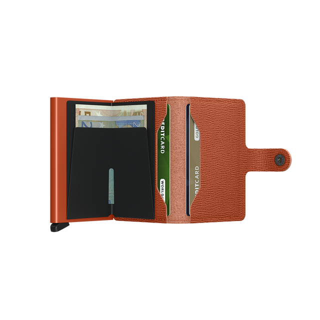 SECRID Miniwallet Leather - Crisple Pumpkin | the OBJECT ROOM
