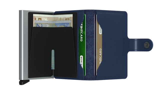 SECRID Miniwallet Leather - Original Navy | the OBJECT ROOM
