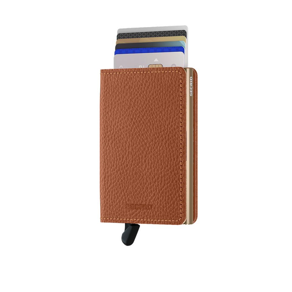 SECRID Slimwallet Leather - Veg Tanned Caramello-Sand | the OBJECT ROOM