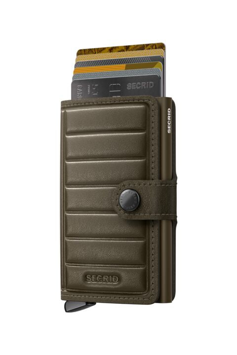 SECRID Premium Miniwallet+ Emboss Lines - Cedar | the OBJECT ROOM