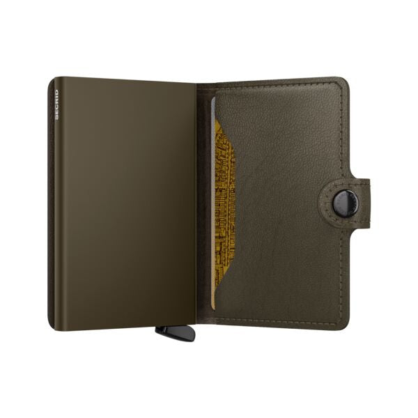 SECRID Premium Miniwallet+ Emboss Lines - Cedar | the OBJECT ROOM