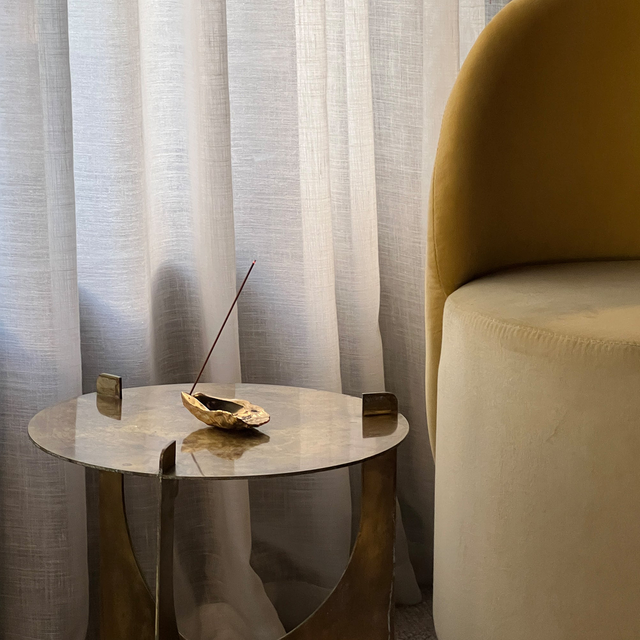 COREY ASHFORD Oyster Incense Holder - Brass