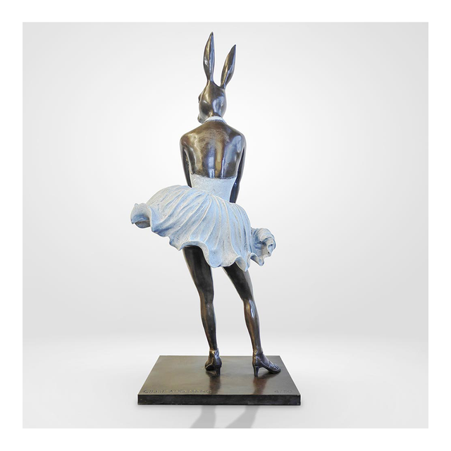 GILLIE AND MARC Bronze Sculpture - Marilyn Rabbitwoman Is Beautiful
