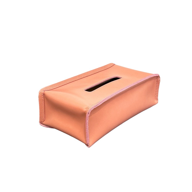 GOODJOB Tissue Holder Basic - Leather Pink | the OBJECT ROOM