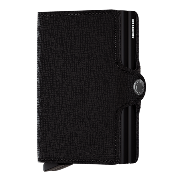 SECRID Twinwallet Leather - Crisple Black | the OBJECT ROOM