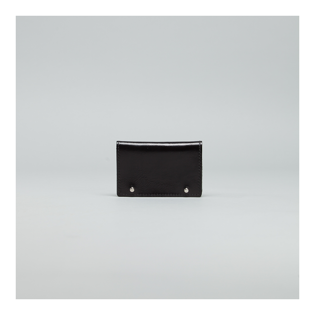 GOODJOB Card Holder 10 Dots - Leather Black | the OBJECT ROOM