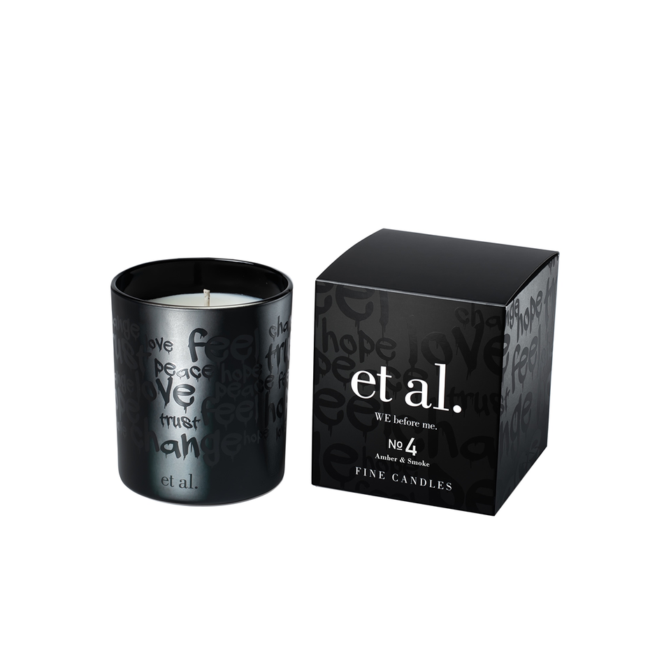 ET AL LIFE Scented Candle - No. 4 / Amber & Smoke