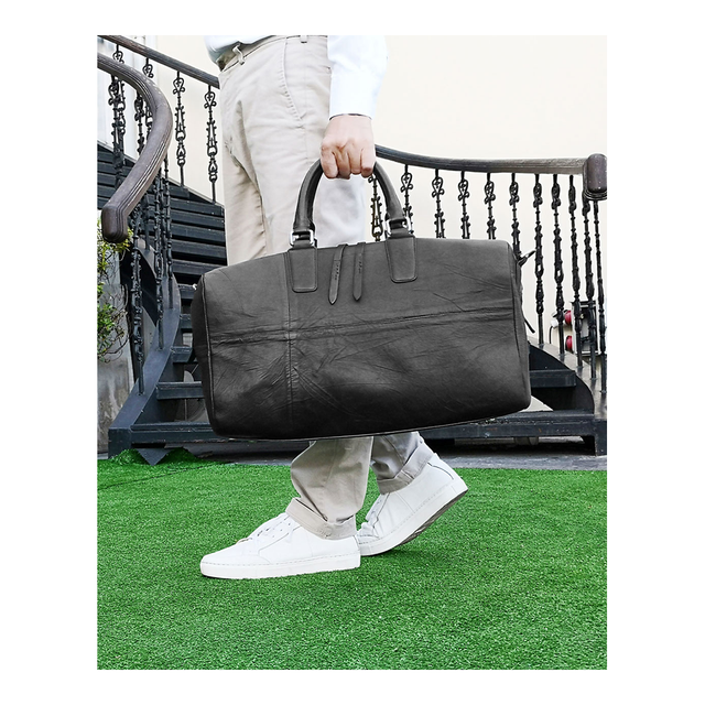 THE REMAKER Leather Duffel Bag - Moscow M | the OBJECT ROOM