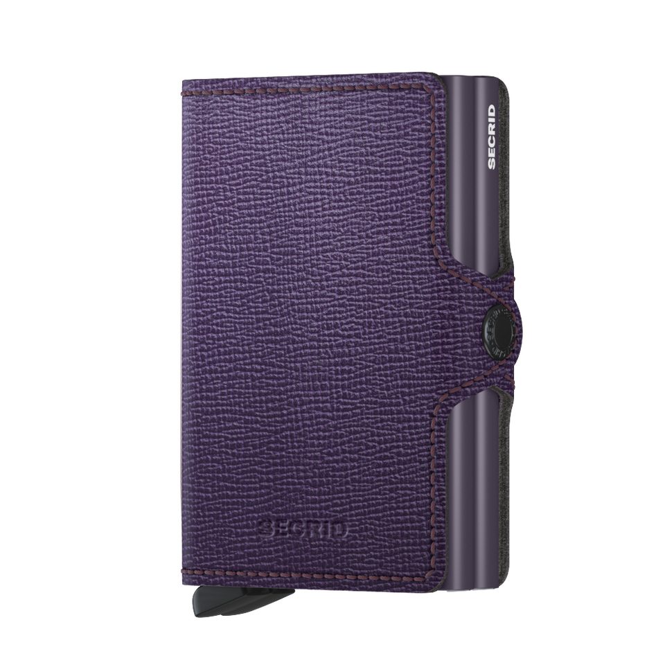 SECRID Twinwallet Leather - Crisple Purple | the OBJECT ROOM