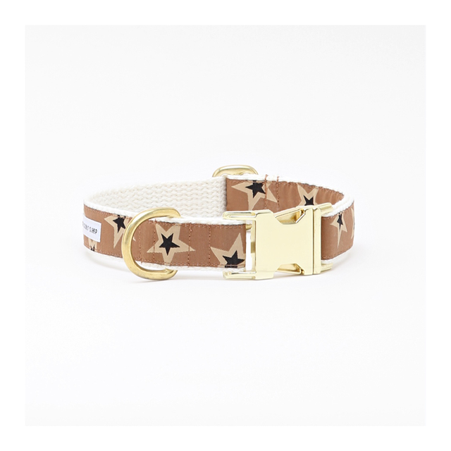 SEE SCOUT SLEEP Collar 1/2" Starstruck - Tawny x Tan x Black | the OBJECT ROOM