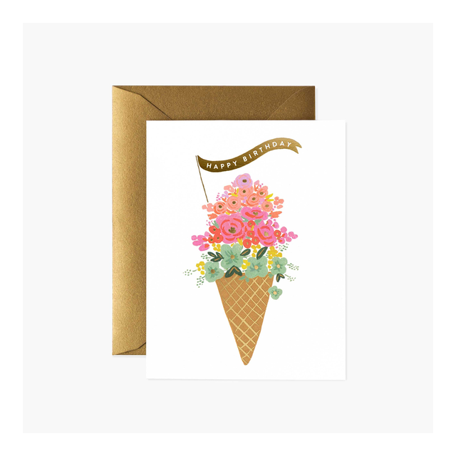 RIFLE PAPER CO. Card - Ice Cream Birthday | the OBJECT ROOM