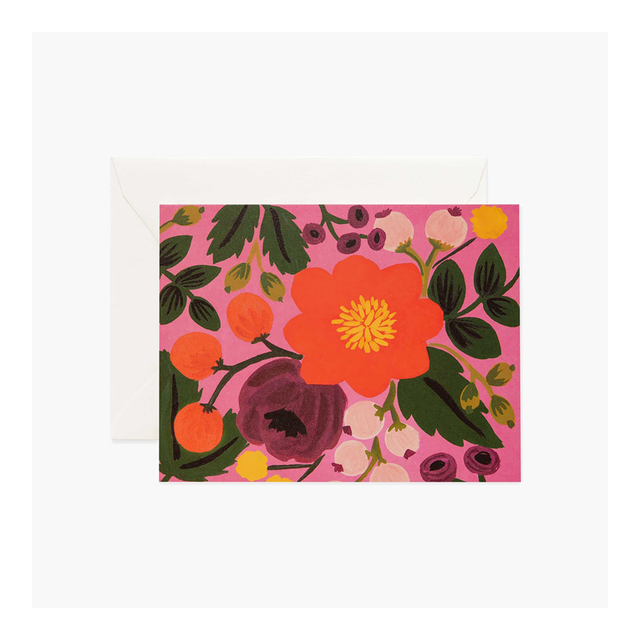 RIFLE PAPER CO. Card - Botanical Blossoms Rose | the OBJECT ROOM