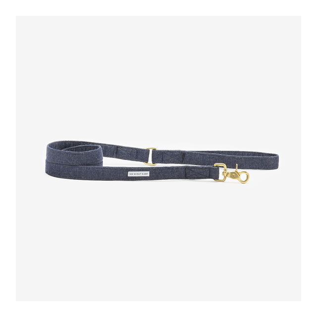 SEE SCOUT SLEEP Standard Leash 1" The Scot - Denim | the OBJECT ROOM