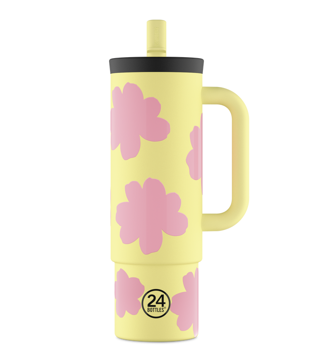 24BOTTLES Straw Cup 800ml - Daydreaming Yellow