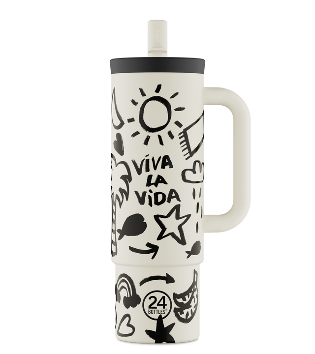 24BOTTLES Straw Cup 800ml - Viva la Vida