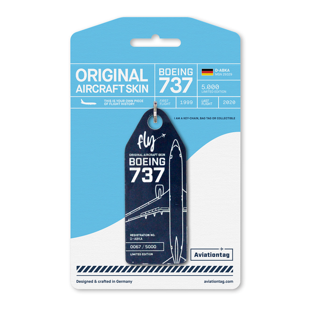 AVIATIONTAG Boeing 737 - D-ABKA - Dark Blue (TUI fly Deutschland) | the OBJECT ROOM