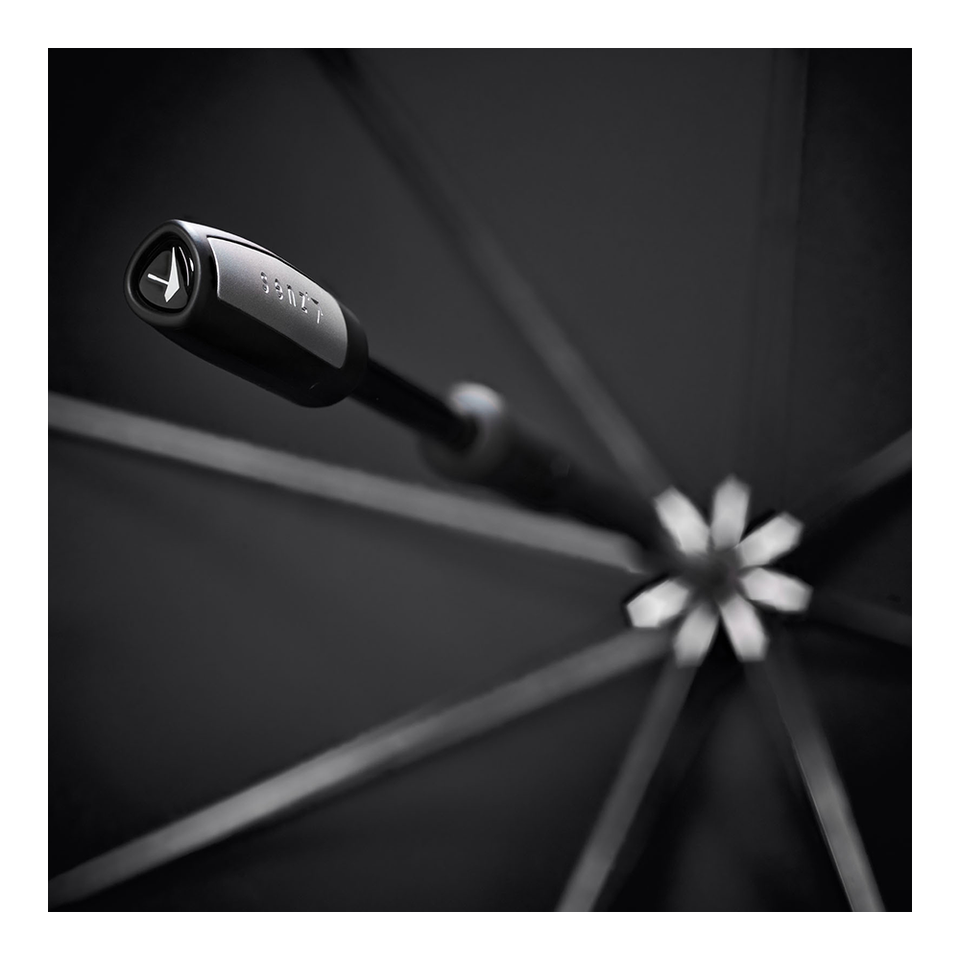 SENZ XXL Stick Umbrella - Pure Black | the OBJECT ROOM