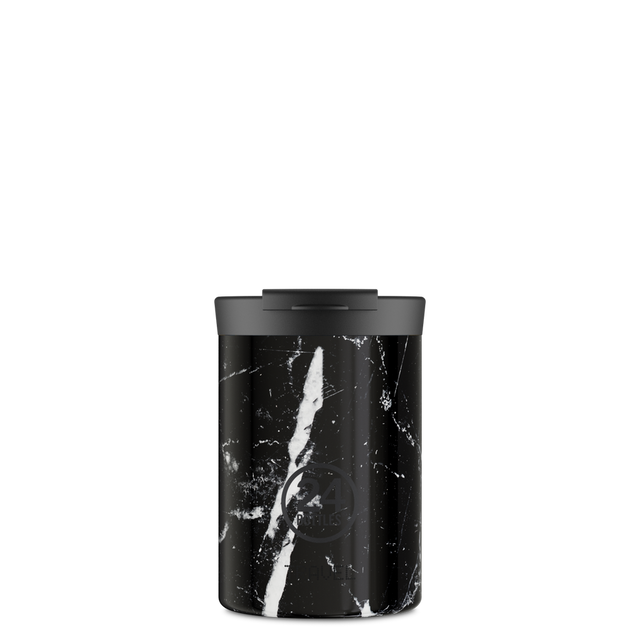 24BOTTLES Travel Tumbler 350ml - Black Marble