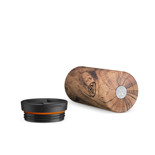 24BOTTLES Travel Tumbler 600ml - Sequoia Wood