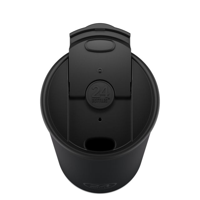 24BOTTLES Travel Tumbler 600ml - Stone Tuxedo Black