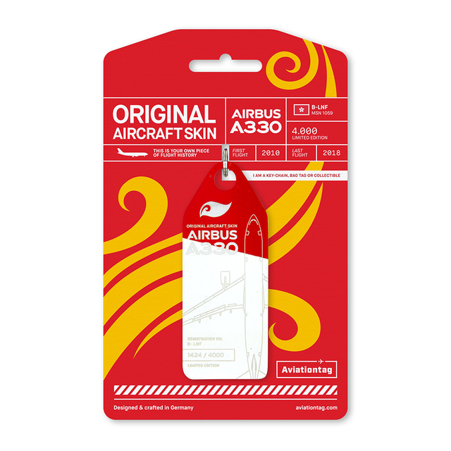 AVIATIONTAG Airbus A330 - B-LNF - Red / White (Hong Kong Airlines) | the OBJECT ROOM