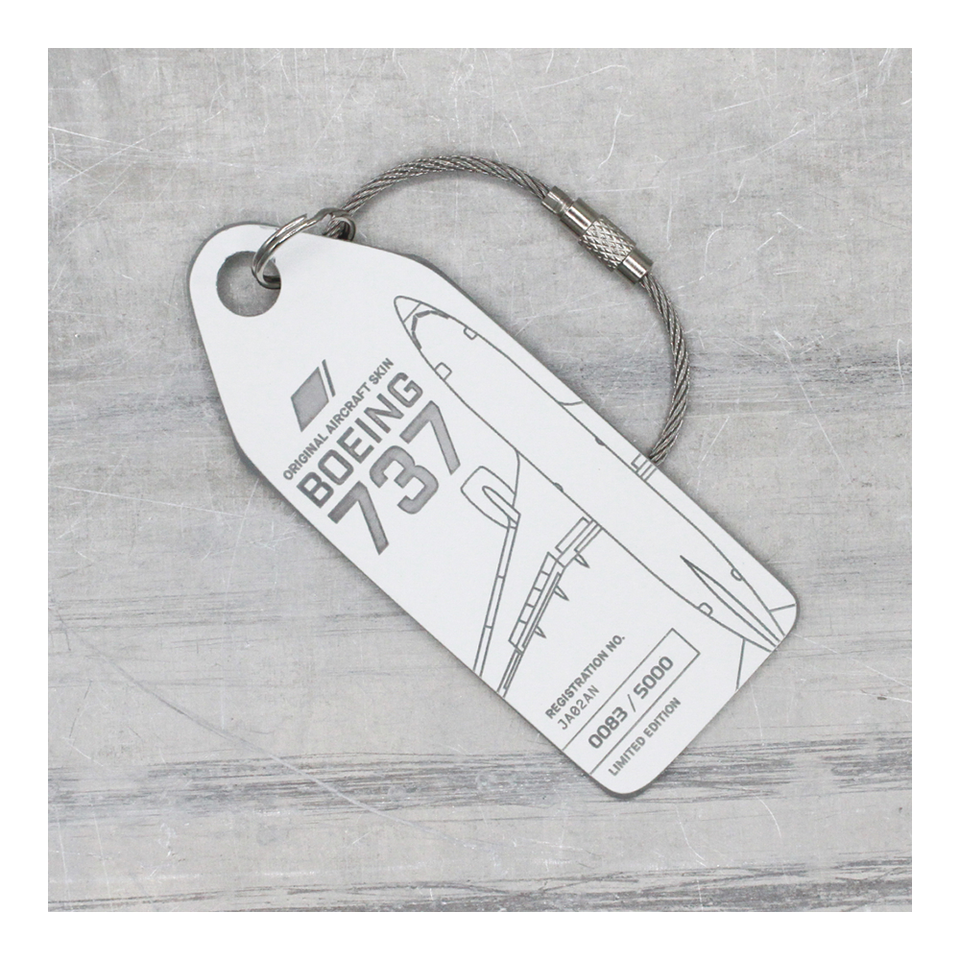 AVIATIONTAG Boeing 737 - JA02AN - White (All Nippon Airways) | the OBJECT ROOM