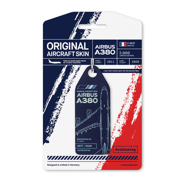 AVIATIONTAG Airbus A380 - F-HPJF - Blue (Air France) | the OBJECT ROOM