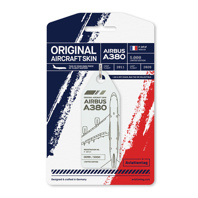 AVIATIONTAG Airbus A380 - F-HPJF - White (Air France) | the OBJECT ROOM