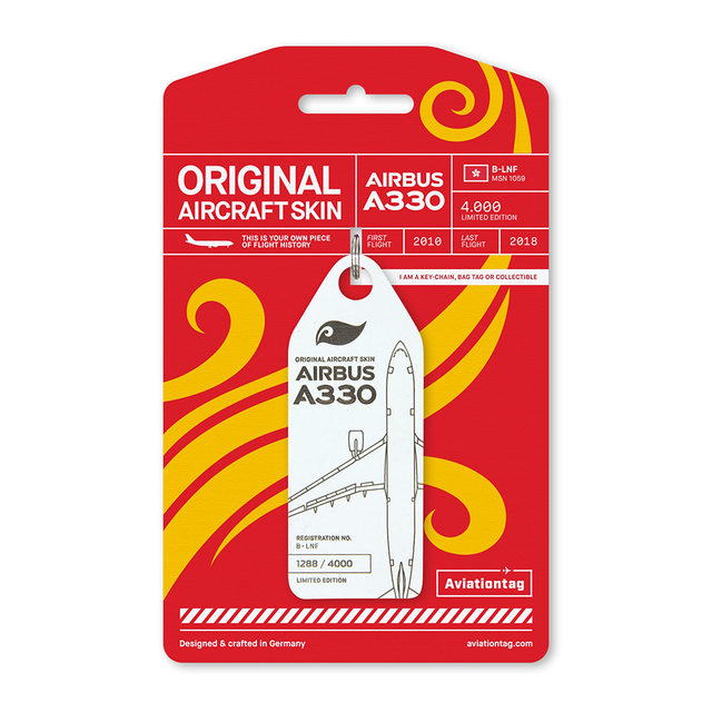 AVIATIONTAG Airbus A330 - B-LNF - White (Hong Kong Airlines) | the OBJECT ROOM