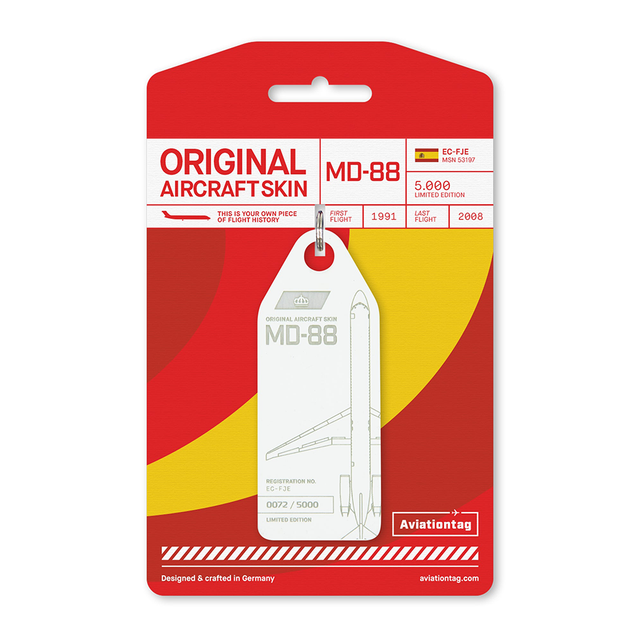 AVIATIONTAG McDonnell Douglas MD-88 - EC-FJE - White (Iberia)