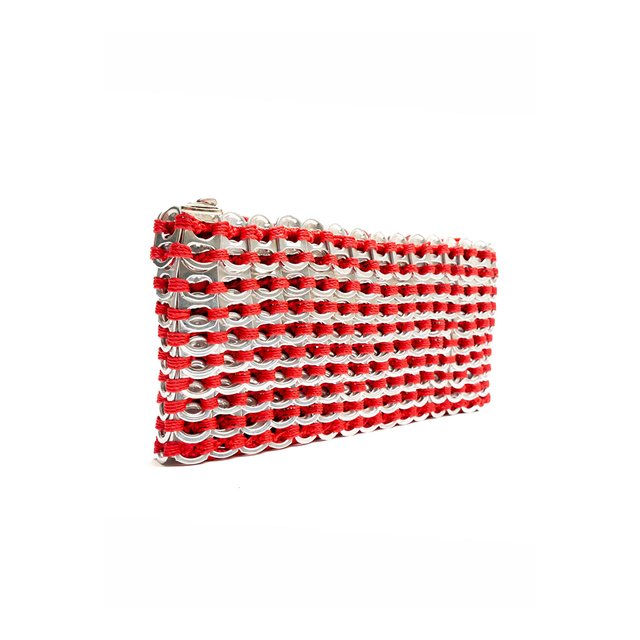 ESCAMA STUDIO Chica Rosa Clutch - Red