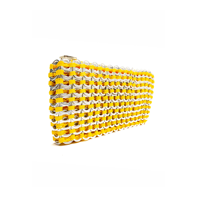 ESCAMA STUDIO Chica Rosa Clutch - Yellow