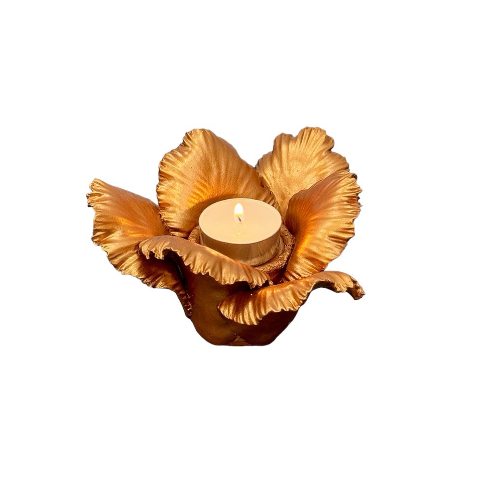 KIDDEE TAMDEE Daffodil Candle Holder - Copper