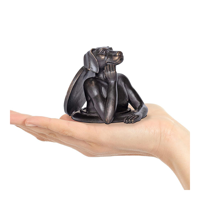 GILLIE AND MARC Bronze Sculpture - Dogman Comes Out Into A Better Tomorrow (Pocket)