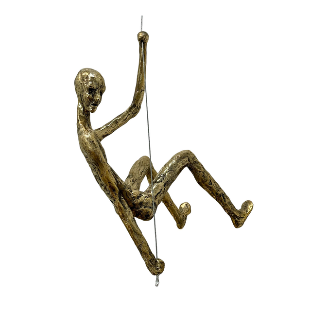 OBJECT Brass Climbing Man B - Looking Down