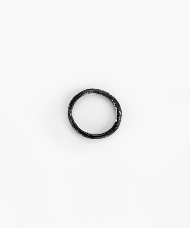 DINOSAUR DESIGNS Wishbone Bangle - Black Marble