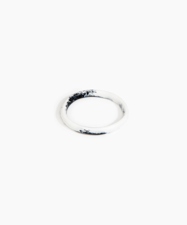 DINOSAUR DESIGNS Wishbone Bangle - White Marble