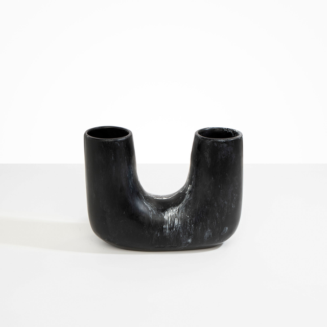 DINOSAUR DESIGNS Branch Vase Medium - Black Marble