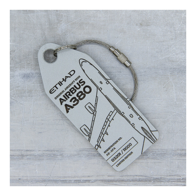 AVIATIONTAG Airbus A380 - A6-APA Glare - Grey (Etihad Airways)