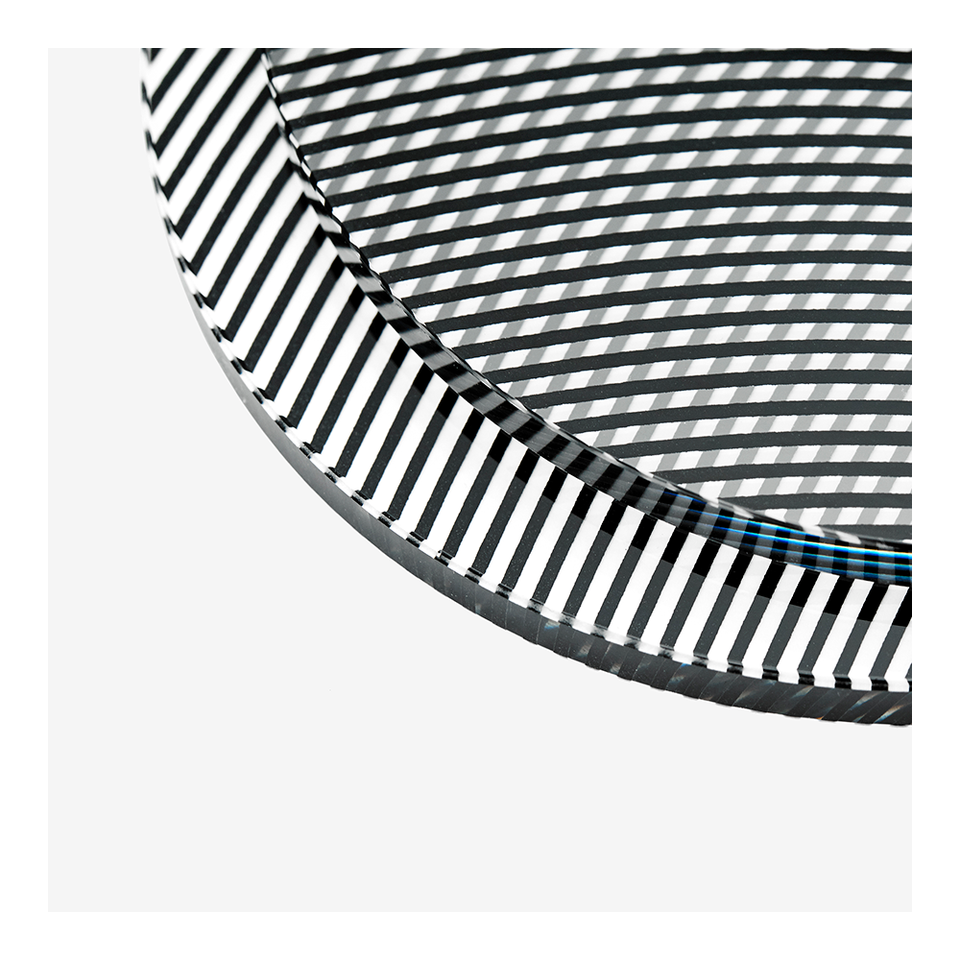 AREAWARE Glass Grid Coasters - Wave | the OBJECT ROOM