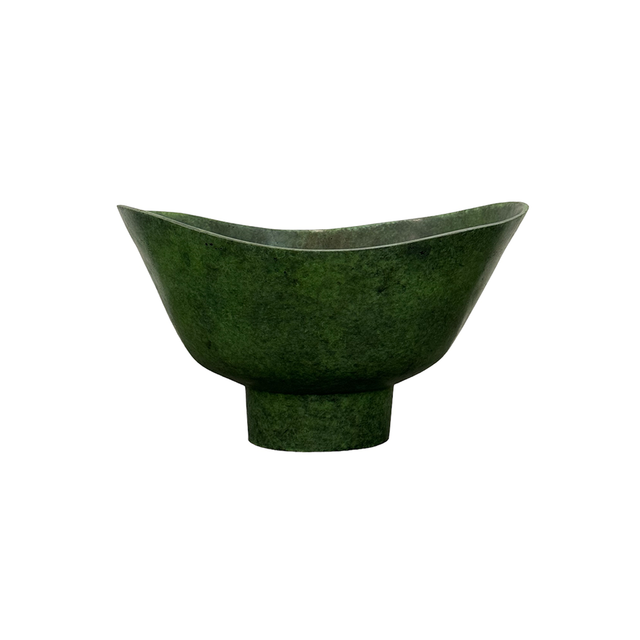 OBJECT Brass Simple Bowl Tall - Green