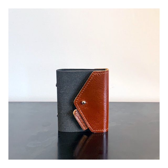 GOODJOB Card Holder 10 Hybrid - Recycle Leather Grey