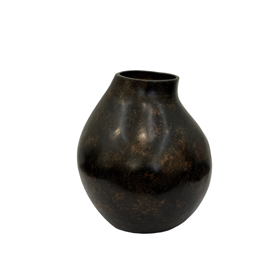 OBJECT Brass Kids Vase S - Antique Black