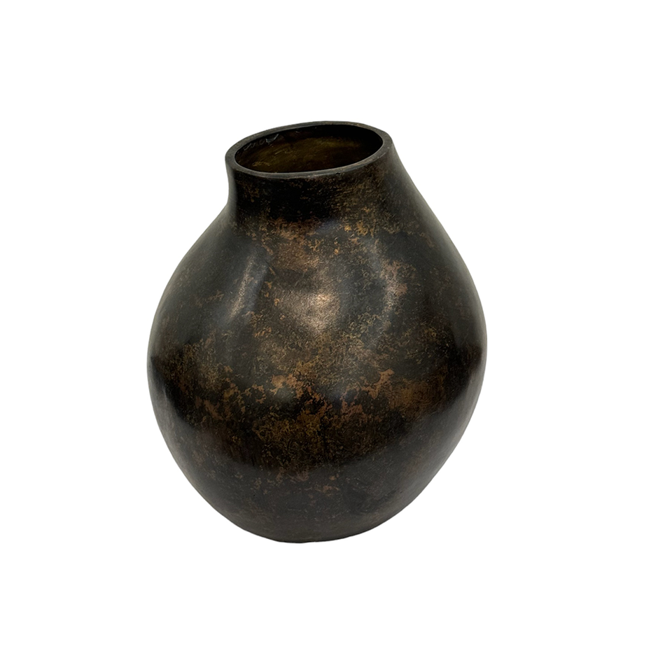 OBJECT Brass Kids Vase S - Antique Black