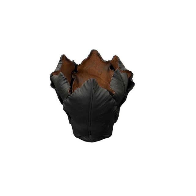 KIDDEE TAMDEE Leaf Candle Holder S - Black