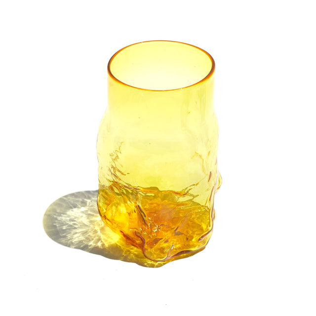 LUKE JACOMB STUDIO Crushed Tumbler - Gold Topaz